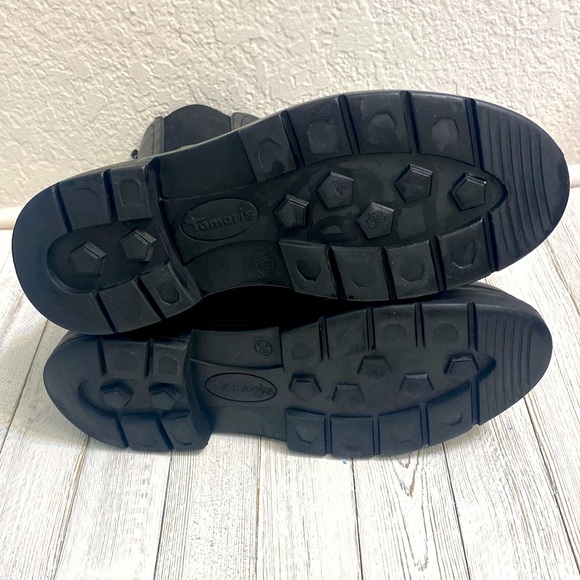 🔥Tamaris Leather Black Chelsea Boots - Picture 13 of 13